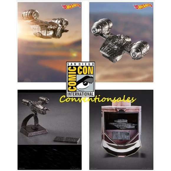 Hot Wheels Star Wars Razor Crest Beskar – Édition Limitée SDCC 2022, Neuf Sous Boîte